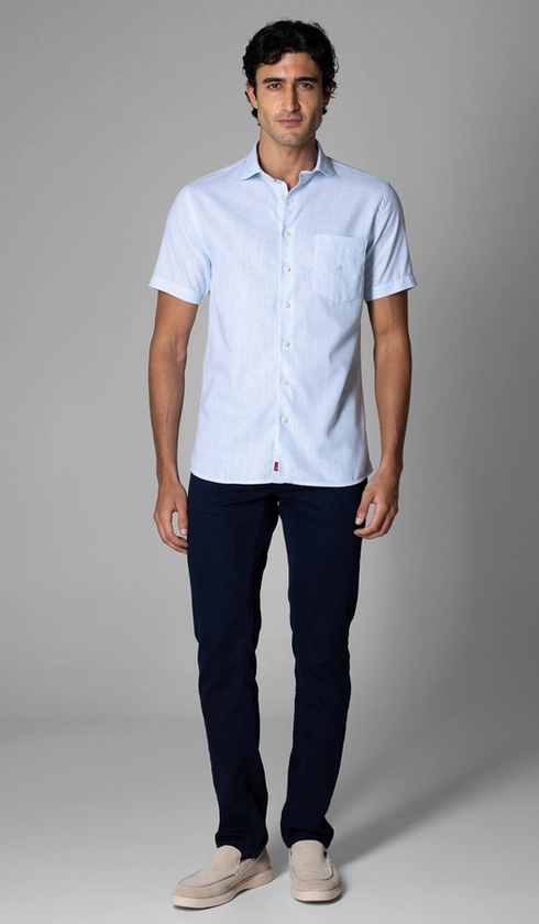Camisa Manga Curta Listrada Red