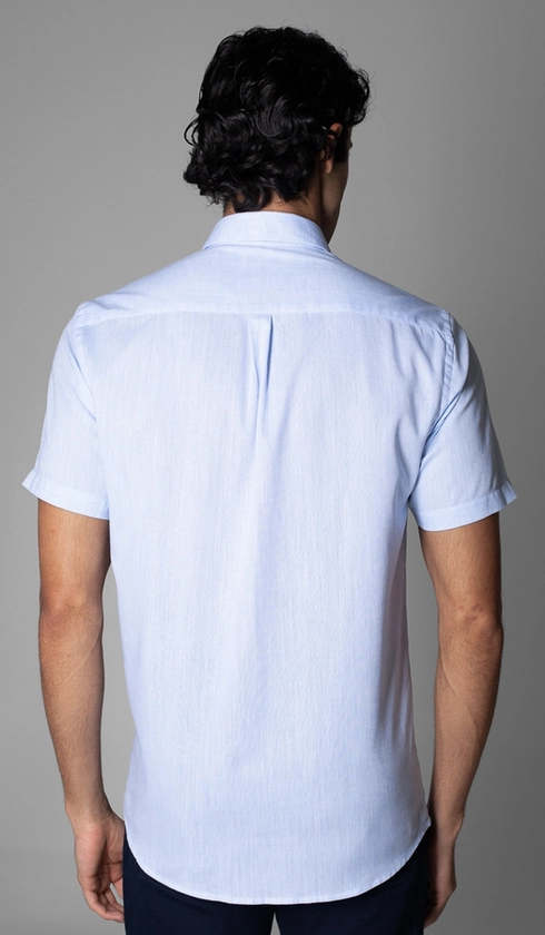 Camisa Manga Curta Fio a Fio Red