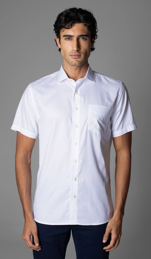 Camisa Manga Curta Lisa Red
