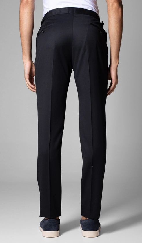 Calça Social Lisa com Fivela Gold