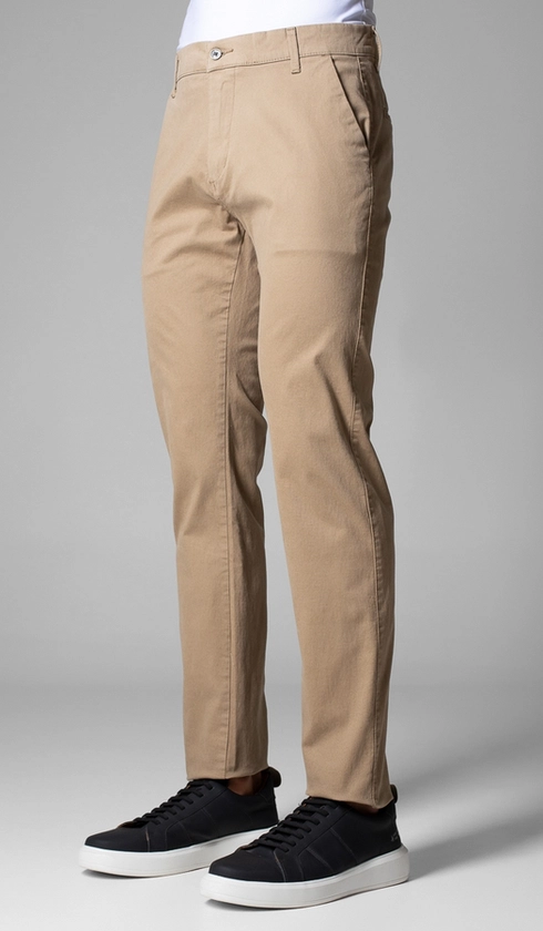 Calça Sarja Bolso Faca com Stretch