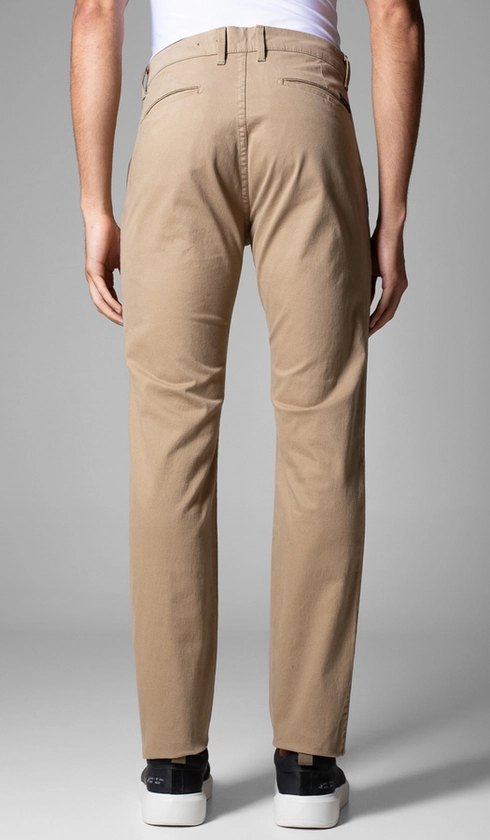 Calça Sarja Bolso Faca com Stretch