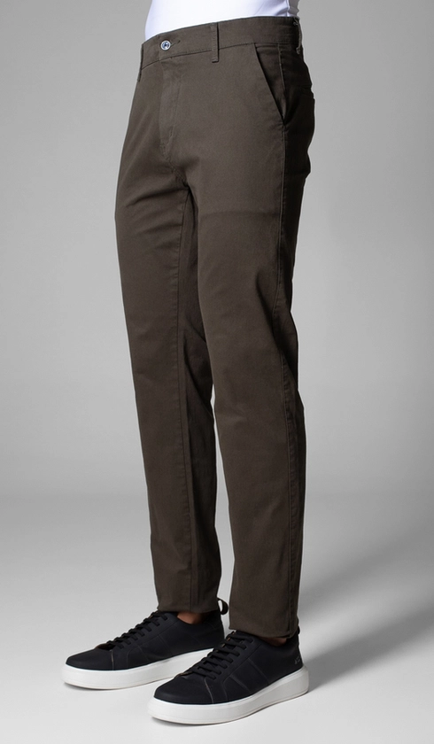 Calça Sarja Bolso Faca com Stretch