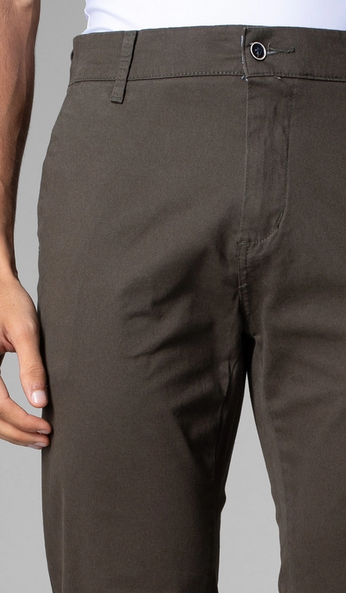 Calça Sarja Bolso Faca com Stretch