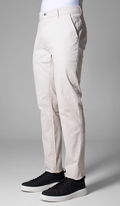 Calça Sarja Bolso Faca com Stretch