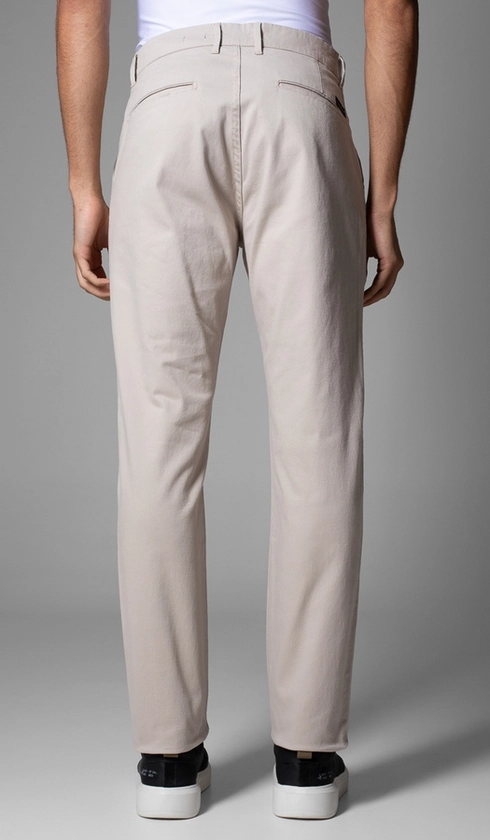 Calça Sarja Bolso Faca com Stretch