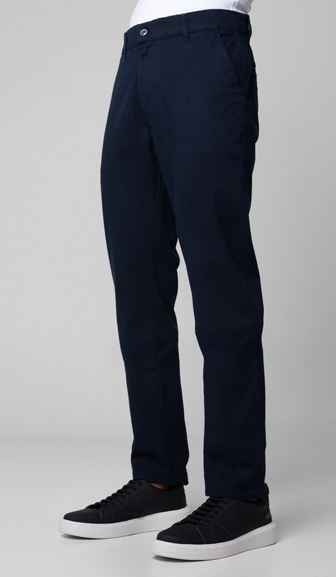 Calça Sarja Bolso Faca com Stretch