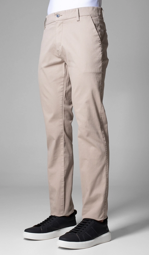 Calça Sarja Bolso Faca com Stretch