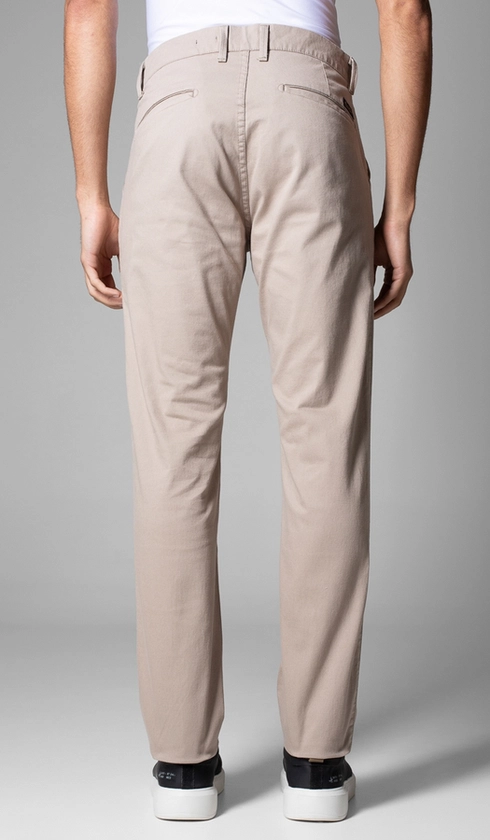 Calça Sarja Bolso Faca com Stretch