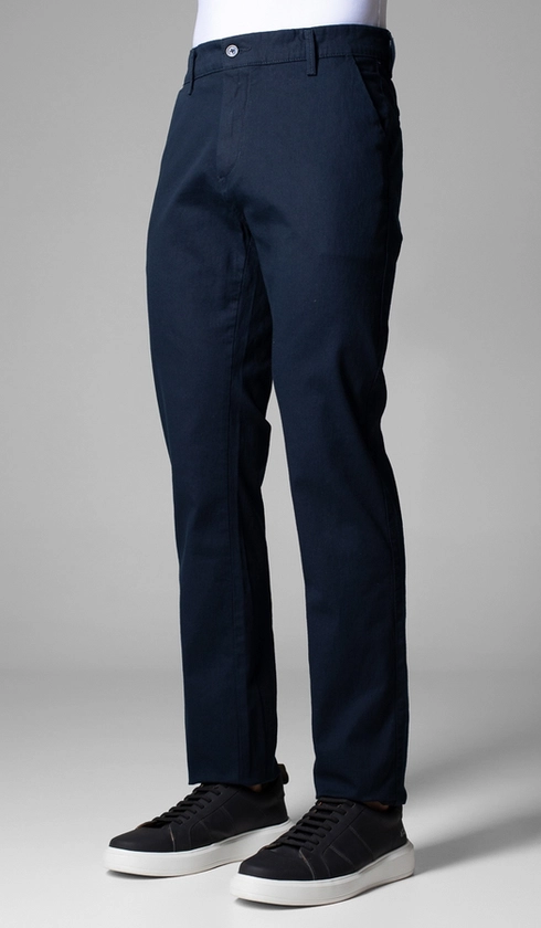 Calça Sarja Bolso Faca com Stretch