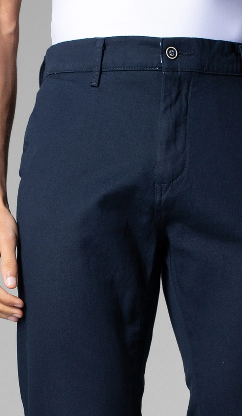 Calça Sarja Bolso Faca com Stretch