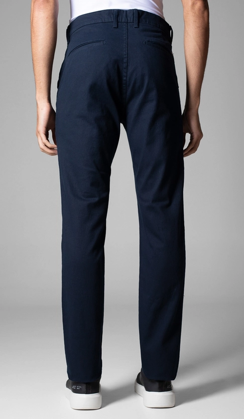 Calça Sarja Bolso Faca com Stretch