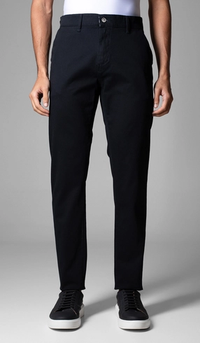 Calça Sarja Bolso Faca com Stretch