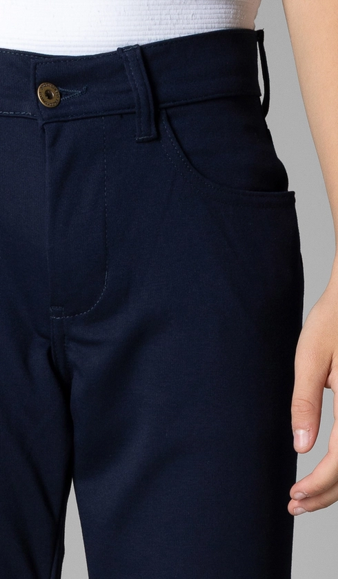 Calça Malha 5 Bolsos