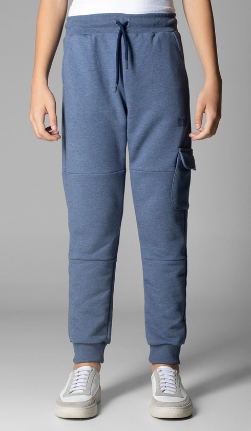 Calça Moletom Bolso Cargo Unilateral