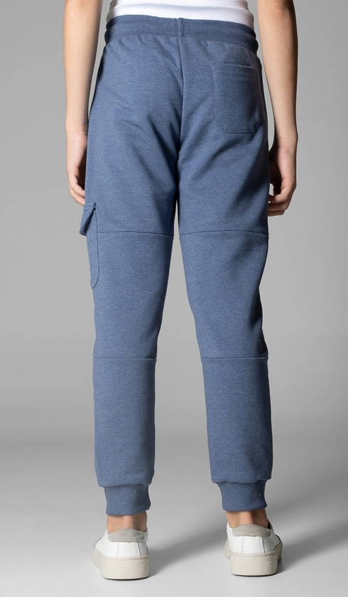 Calça Moletom Bolso Cargo Unilateral