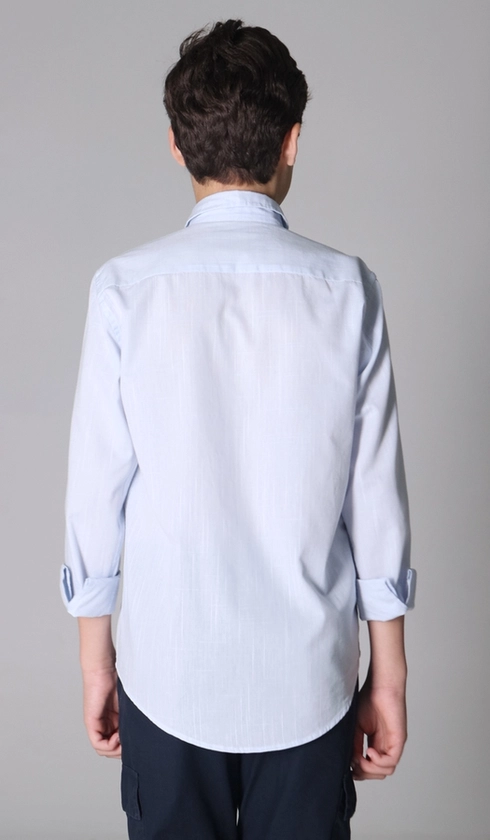 Camisa Manga Longa Casual Algodão Flame