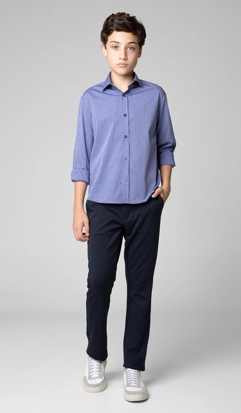Camisa Social Fil a Fil