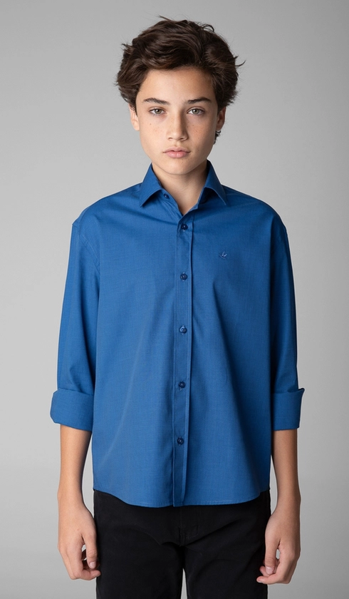 Camisa Social Fil a Fil
