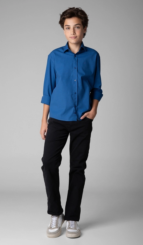 Camisa Social Fil a Fil