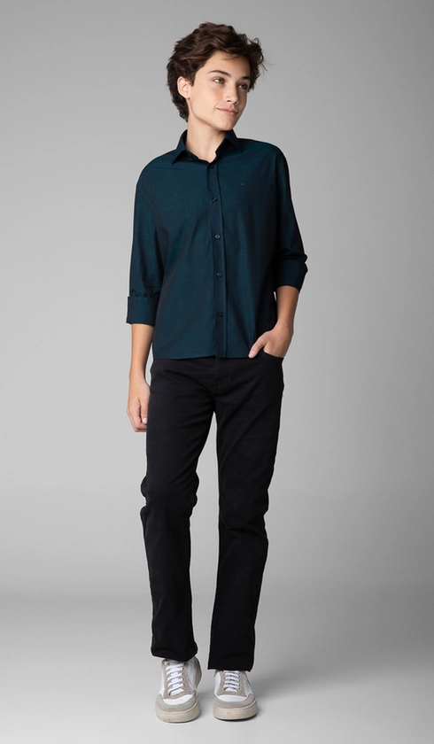 Camisa Social Fil a Fil