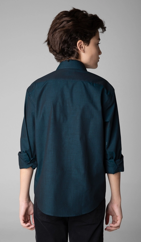 Camisa Social Fil a Fil