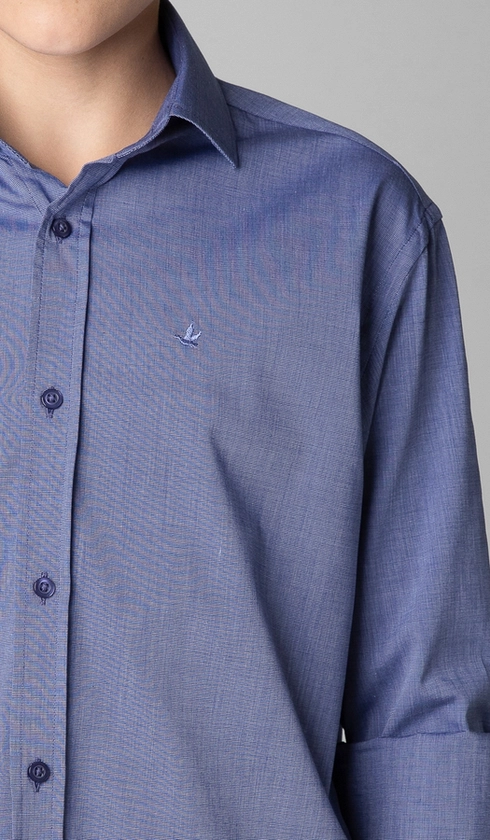 Camisa Social Fil a Fil