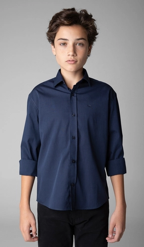 Camisa Social Fil a Fil
