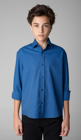 Camisa Social Fil a Fil