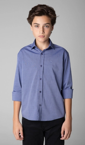 Camisa Social Fil a Fil