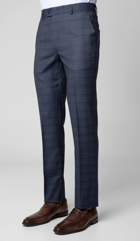 Terno Xadrez Slim Gola Bico Gold