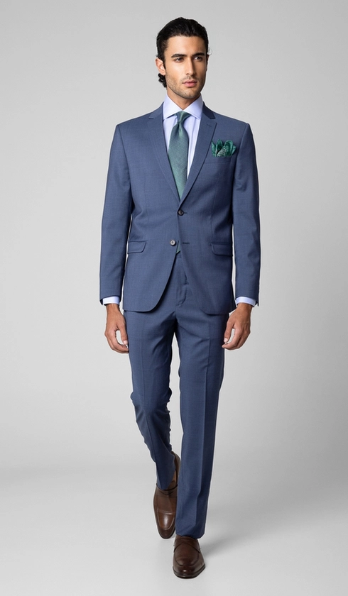Terno Marzotto Liso Super Slim