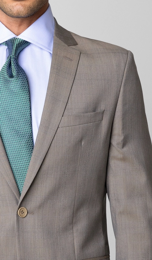 Terno Marzotto Xadrez Super Slim