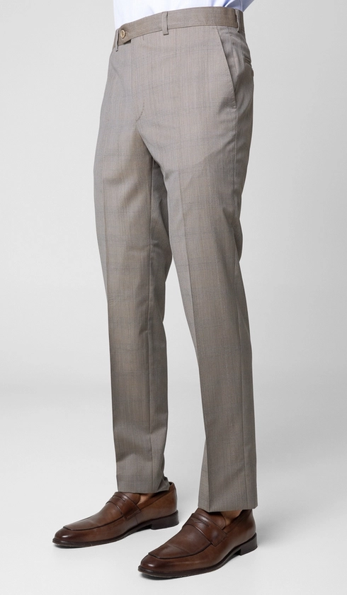 Terno Marzotto Xadrez Super Slim
