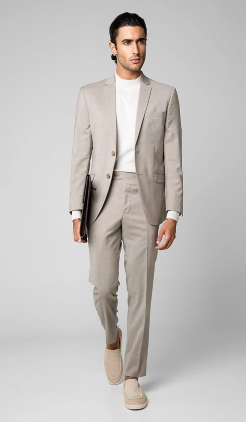 Terno Marzotto Liso Super Slim