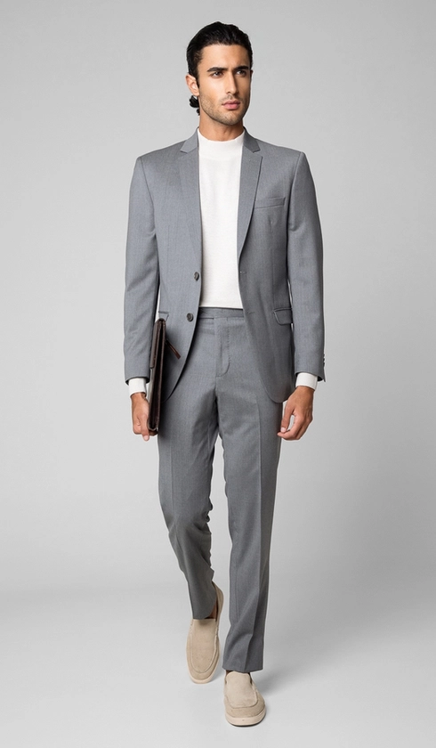 Terno Marzotto Liso Super Slim