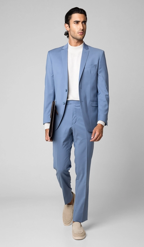 Terno Marzotto Liso Super Slim