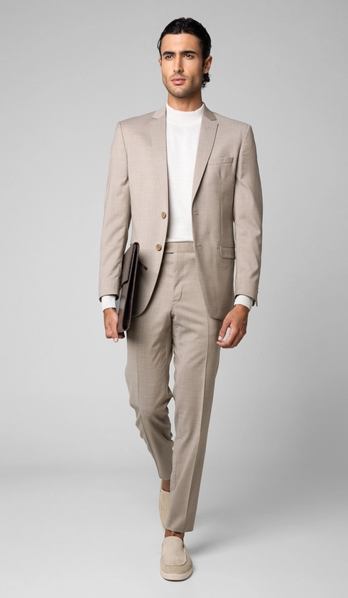 Terno Marzotto Liso Super Slim