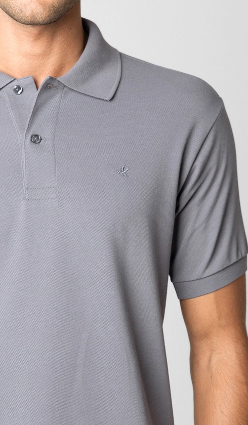 Polo Manga Curta Lisa Piquet