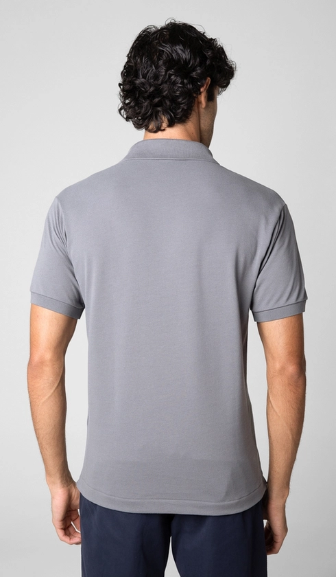 Polo Manga Curta Lisa Piquet