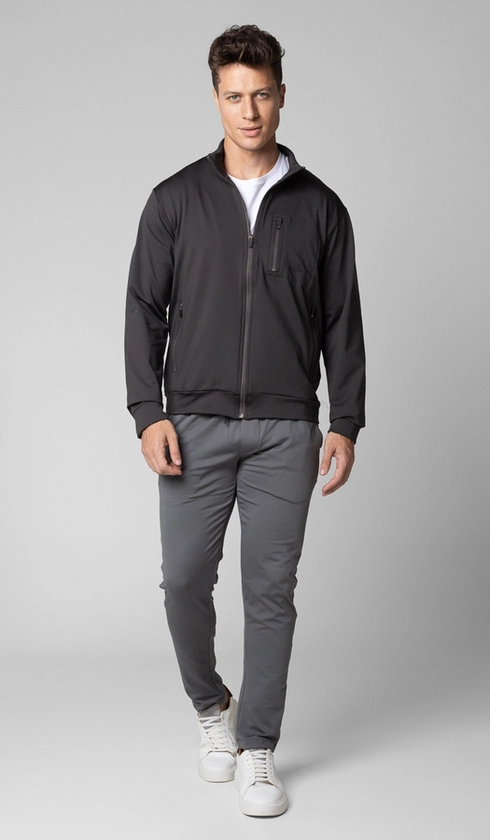 Blusão Aberto Gola Alta Bolso Frontal Thermoblock