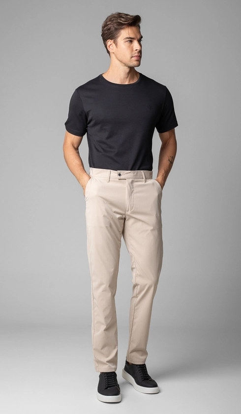 Calça Sarja Compact Flex Bolso Faca