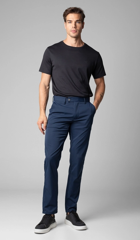 Calça Sarja Compact Flex Bolso Faca