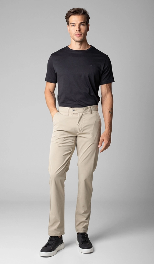 Calça Sarja Compact Flex Bolso Faca
