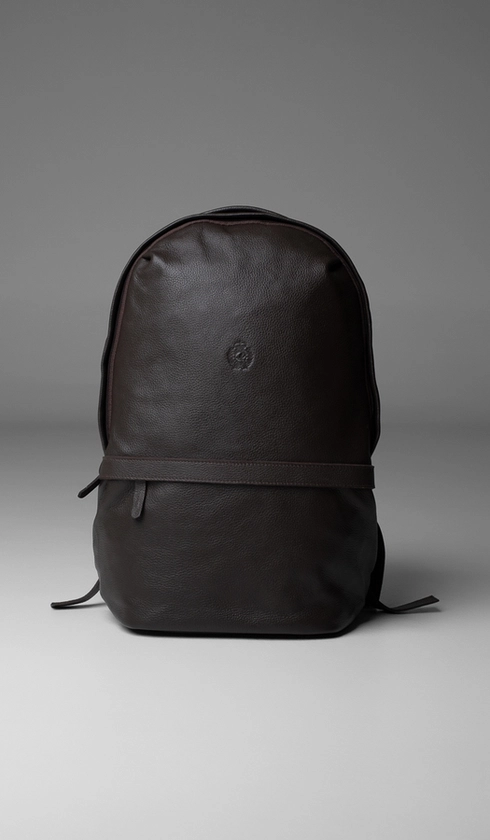 Mochila Couro com Bolso