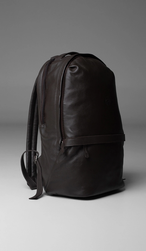 Mochila Couro com Bolso