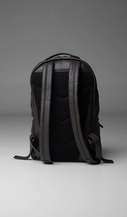 Mochila Couro com Bolso