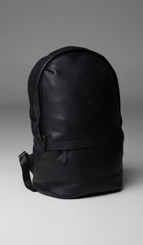 Mochila Couro com Bolso