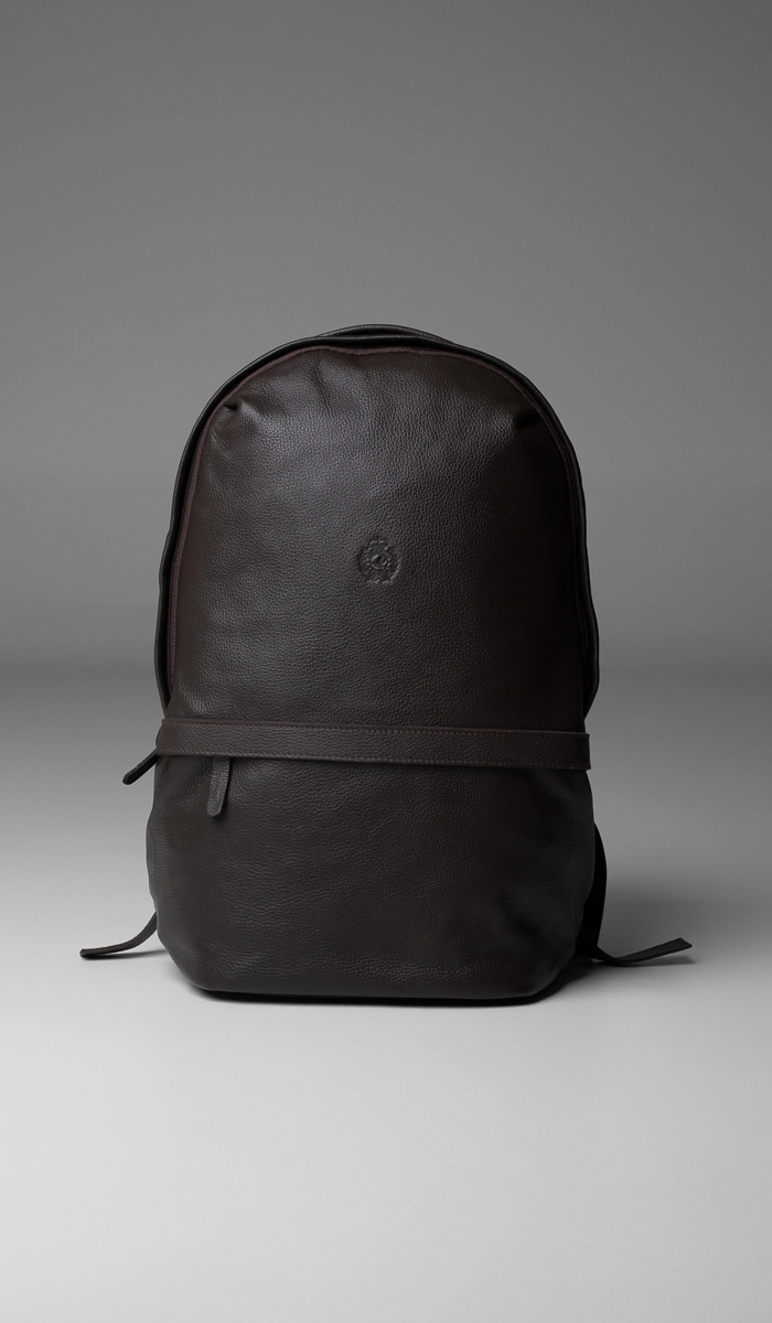Mochila Couro com Bolso