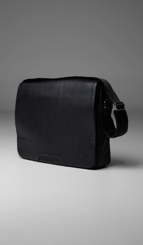 Bolsa Carteiro Aba Lisa Couro Floater